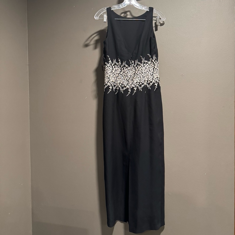 Elegant Black and White Dress